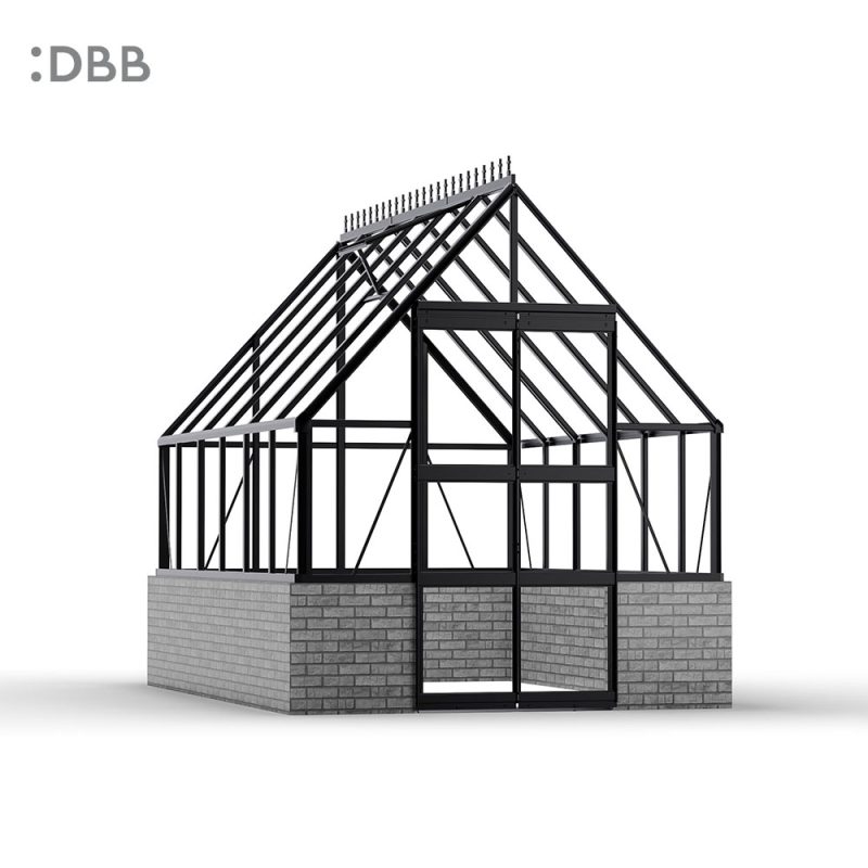 1687179611 The Premium P3 series Greenhouse DBB DiBiBi Greenhouse 8ft black